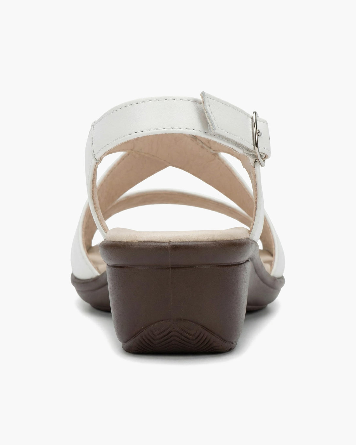 NOESLOMISMO BY DILEMA Sandalias de Mujer Trenzadas con Cuña Baja | Fabricación Artesanal Española con Suela Antideslizante | Calzado Ergonómico de Verano para Caminar sin Dolor - Blanco