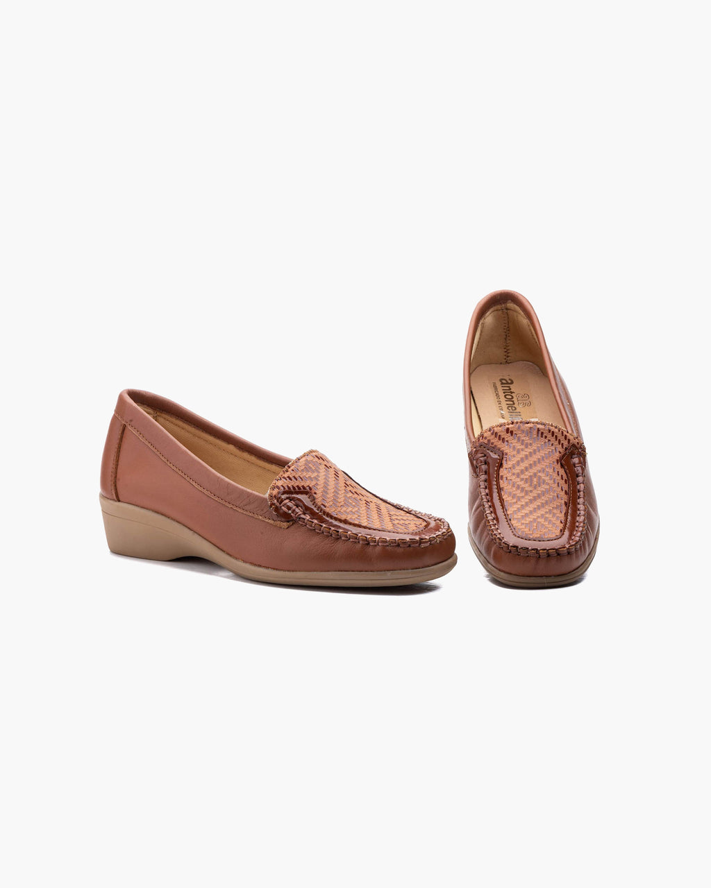 Mocasines para Mujer de Piel cómodos Zapatos clásicos de Vestir y Casual Zapatillas 24 Horas señora Calzado de Verano e Invierno Tipo Penny en Gamuza - Cuero