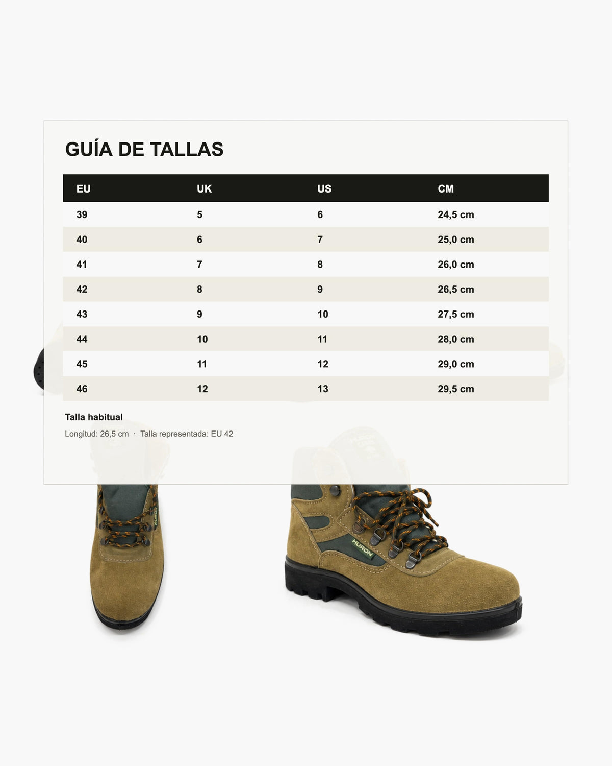Botas de Montaña Mujer Impermeables de Cuero para Trekking, Verde - Kaki