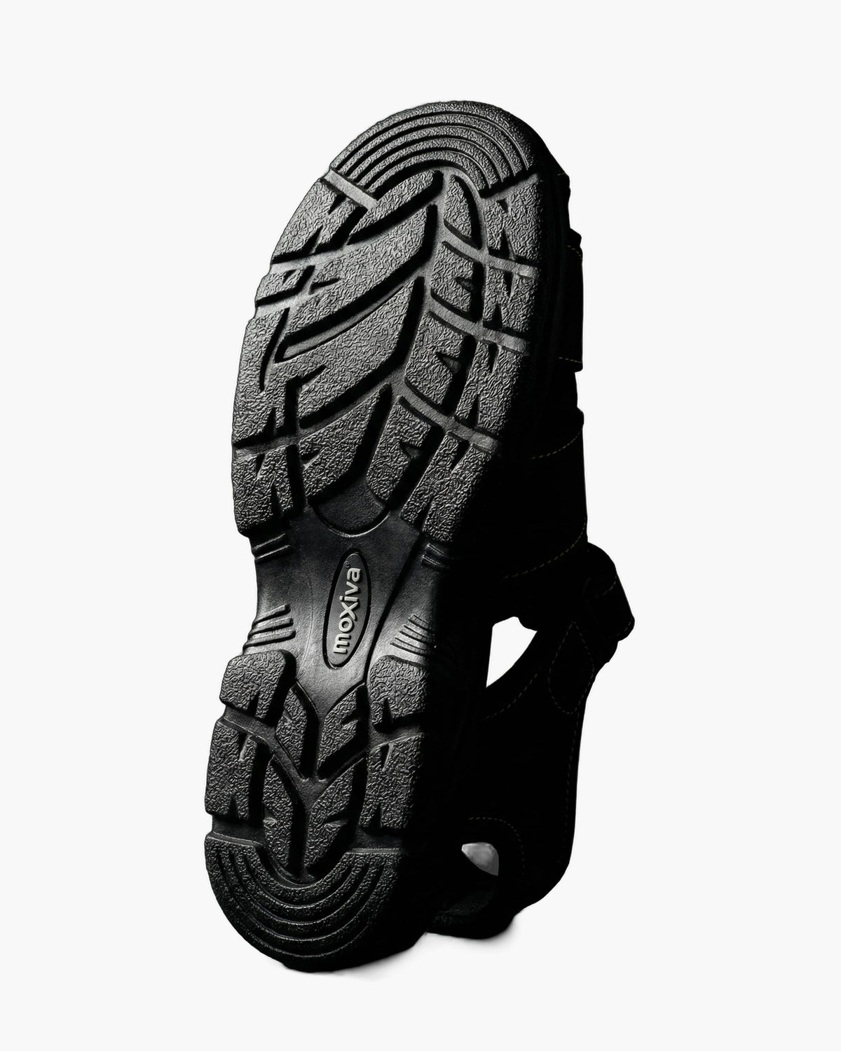 NOESLOMISMO BY DILEMA Sandalias de Piel para Hombre con Cierre de Velcro | Calzado Abierto Antideslizante Estilo Cangrejera para Caminar en Verano | Confort Ergonómico Hecho en España - Negro