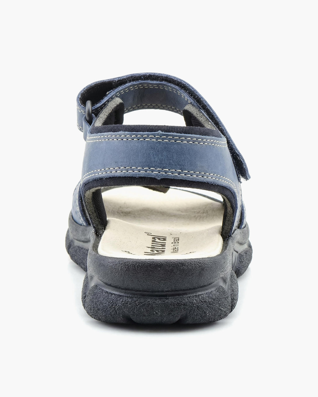 NOESLOMISMO BY DILEMA Sandalias Cómodas para Mujer con Doble Ajuste de Velcro | Estilo Cangrejera Abierta Antideslizante para Paseos de Verano y Uso Diario | Confort Ergonómico y Artesanía Española - Marino