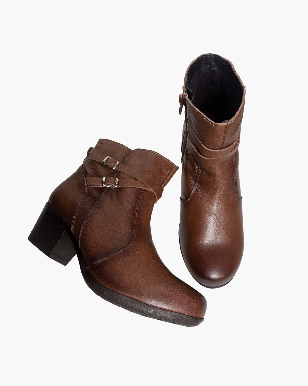 NOESLOMISMO BY DILEMA Botines para Mujer - Botin Hecho a Mano en España - Marron