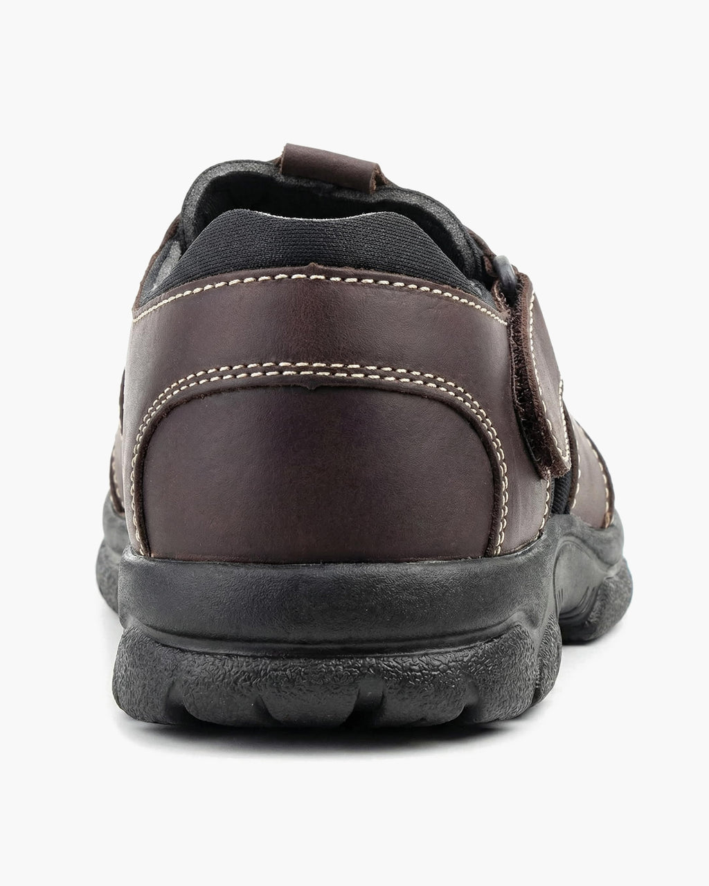 NOESLOMISMO BY DILEMA Sandalias de Piel para Hombre con Cierre de Velcro | Calzado Abierto Antideslizante Estilo Cangrejera para Caminar en Verano | Confort Ergonómico Hecho en España - Marron