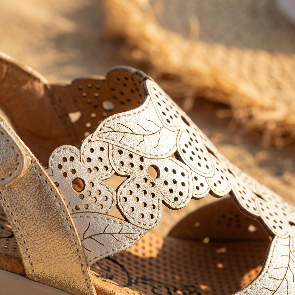 NOESLOMISMO BY DILEMA Sandalias para Mujer | Zapatos Cómodos - Platino