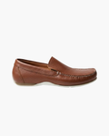 Mocasines de Cuero Azul Marino para Hombre de Verano - Cuero