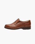 Mocasines de Cuero Marrones para Hombre con elásticos Laterales - Cuero